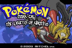 Pokemon - Dark Cry The Legend of Giratina (Hack) — Title screen